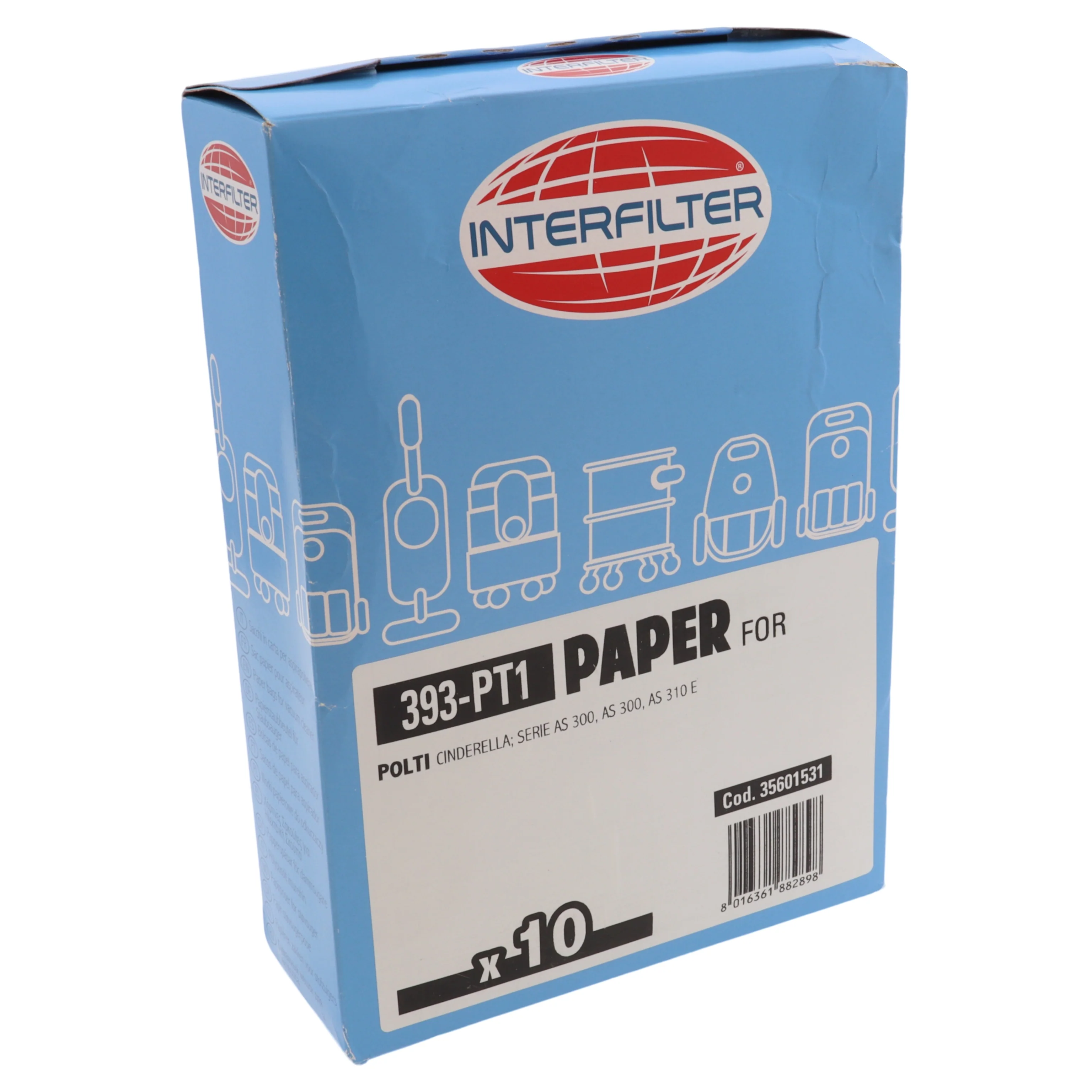Kit 10 Sacchetti aspirapolvere Polti Cinderella 300 303 310 - Image 2