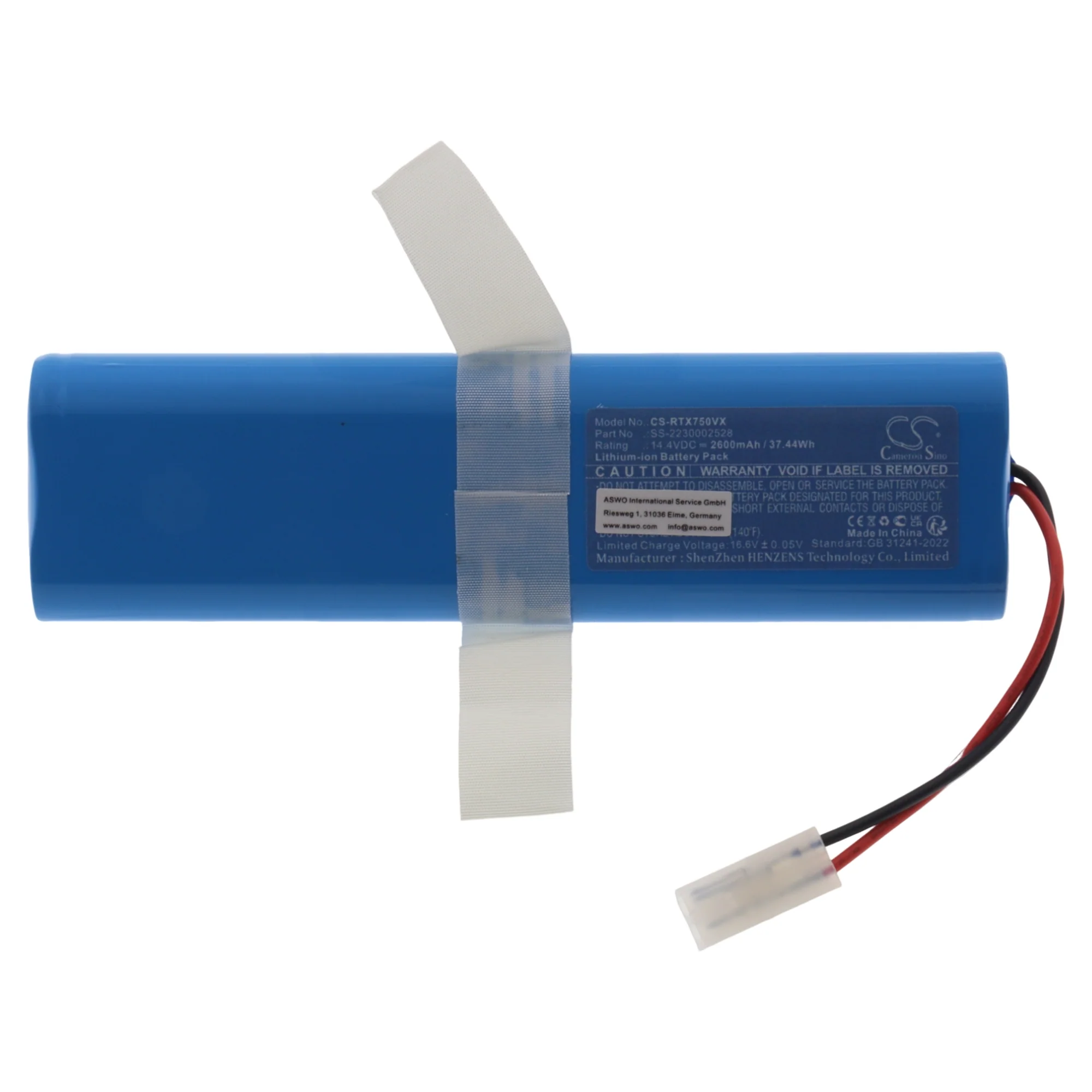 Batteria blu 14.4V per robot aspirapolvere Rowenta Xplorer 75 RR7635 RR7647 RR8567 - Image 4