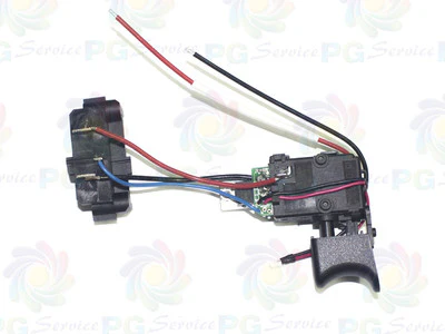 Black & Decker interruttore pulsante grilletto + PCB trapano EGBHP188 EGBHP1881 - Image 2