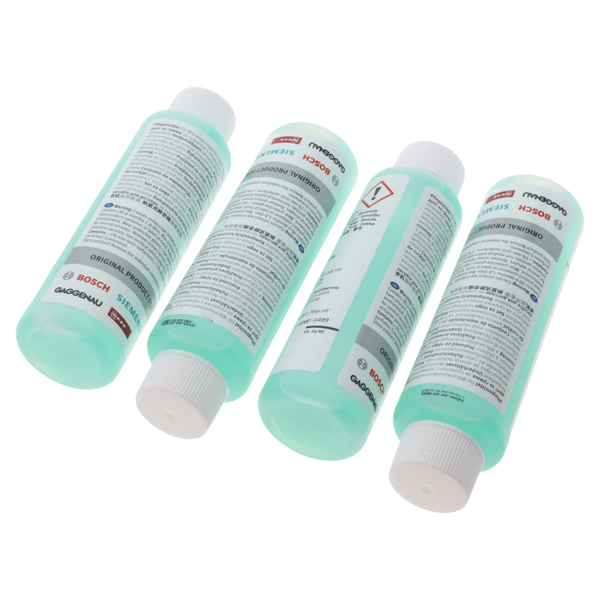 Bosch Siemens 4x flaconi detergenti igienizzanti originali 125ml asciugatrice - Image 2