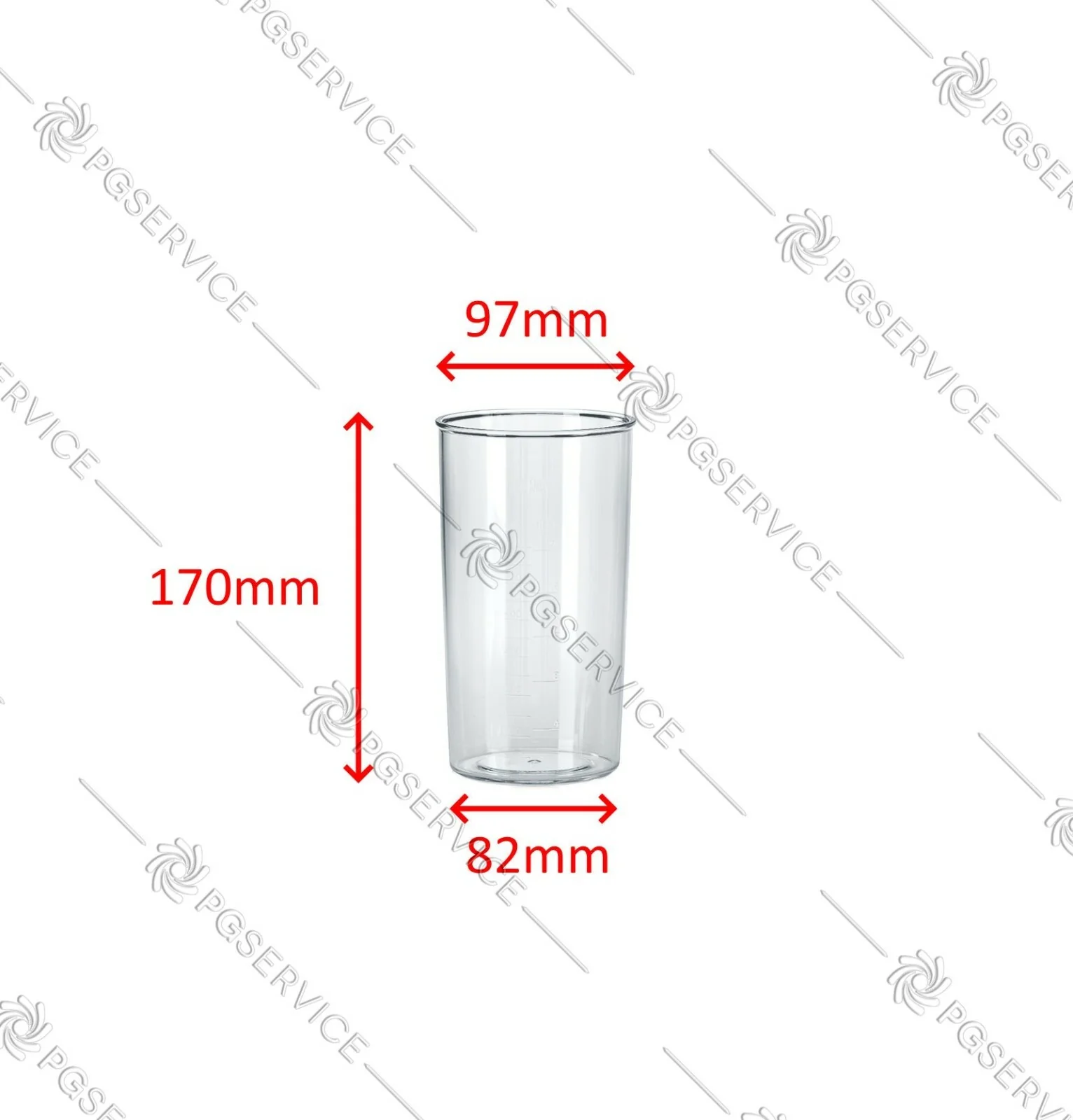 Braun bicchiere graduato mixer Minipimer MR 500 550 730 740 4191 Multiquick 3 5 - Image 2