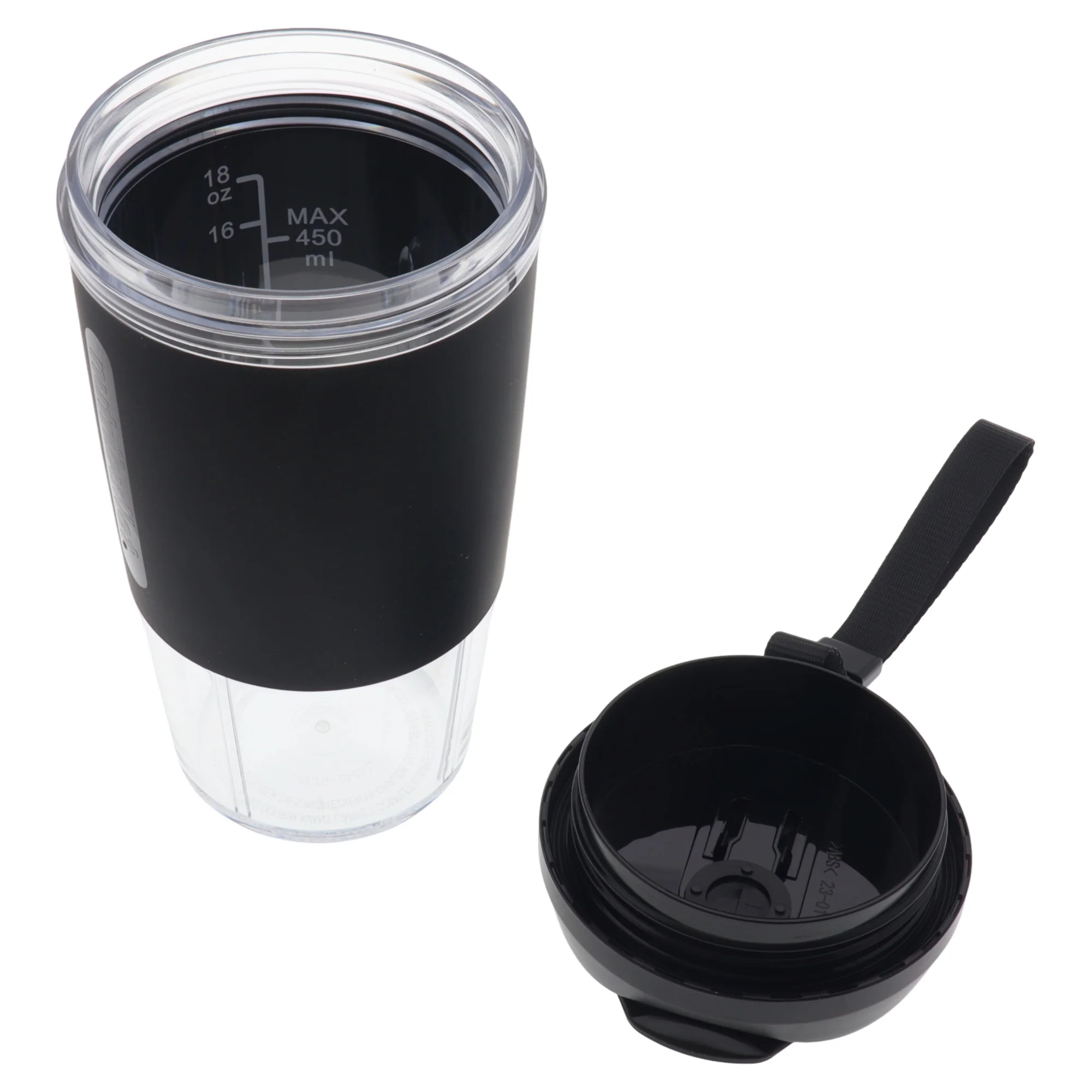 Caraffa 450ml con tappo per frullatore Nutribullet Flip Portable NBP016B AS00007705 - Image 4