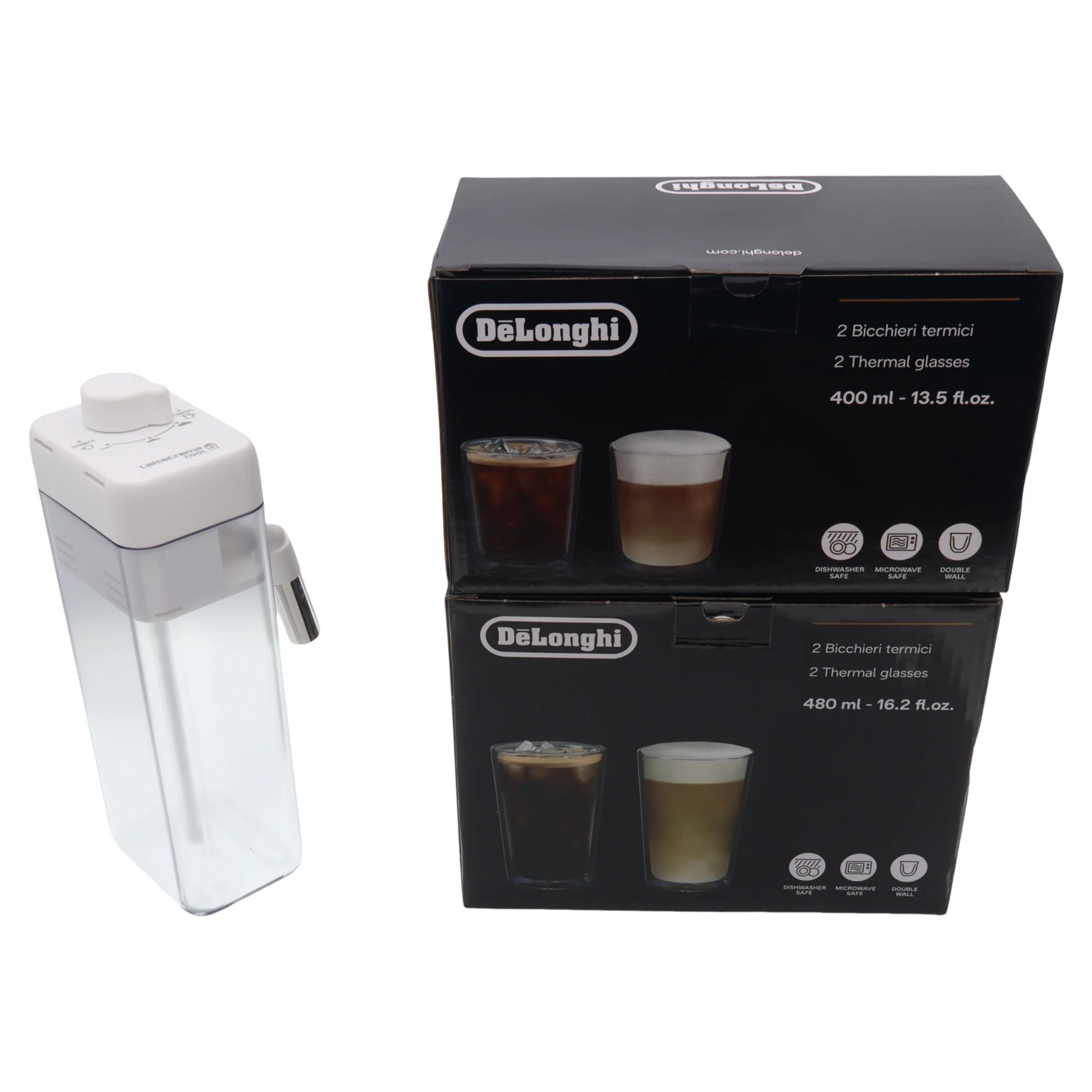 Delonghi caraffa LatteCrema Cool macchina caffè Rivelia Primadonna Aromatic
