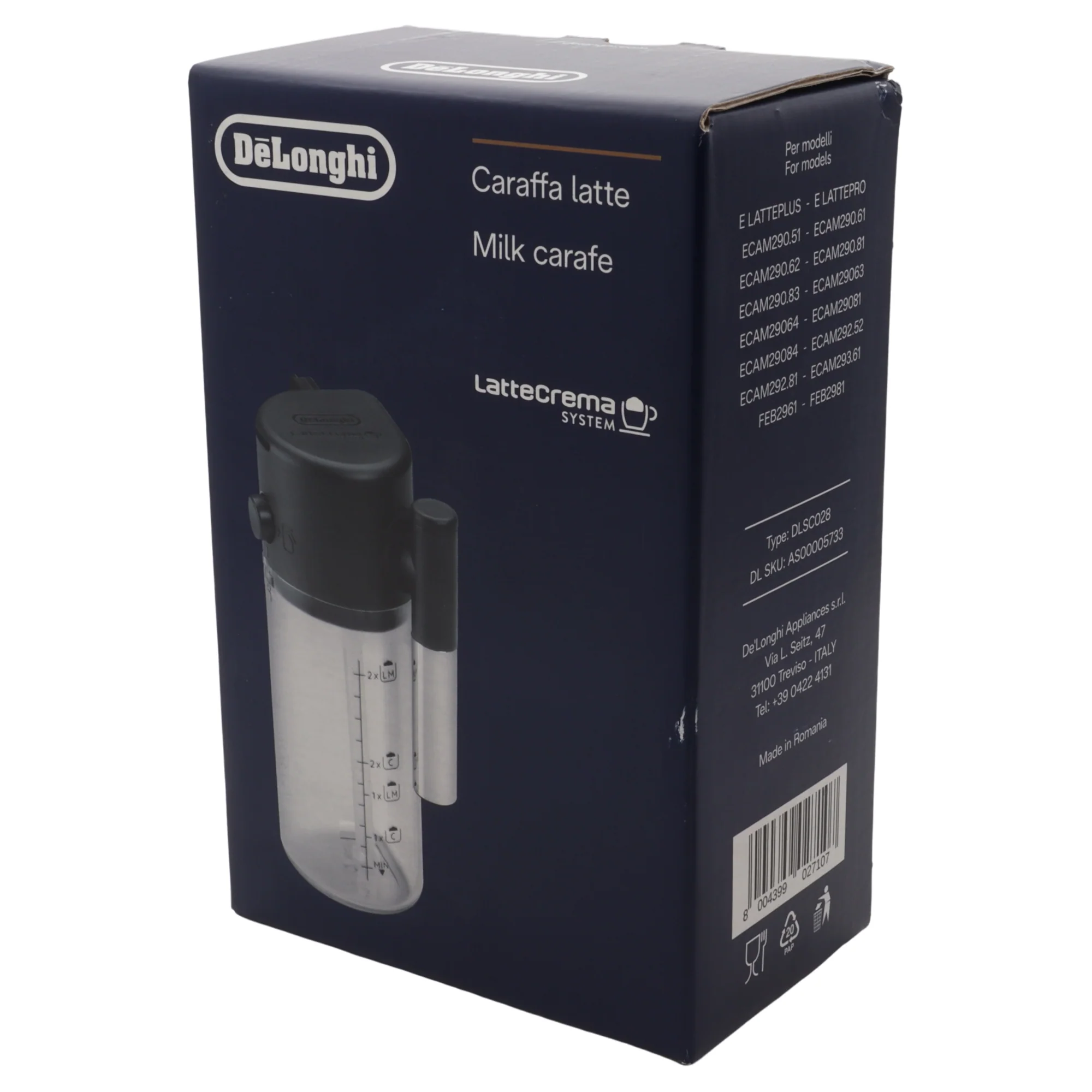 Delonghi caraffa schiumalatte macchina caffè Magnifica Evo ECAM290 Start ECAM22 - Image 7