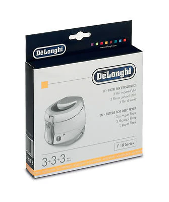 Delonghi kit filtri friggitrice Friggimeglio F18231 F18304 F18316 F18433 F18436