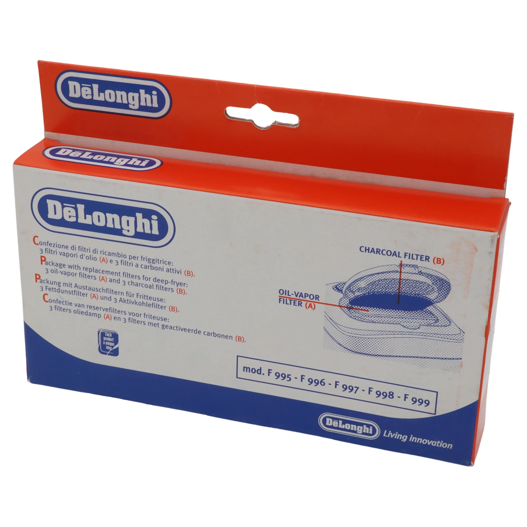 Delonghi filtri vapori odori friggitrice Easy Clean F956V F986 F988 F996 F999 - Image 3