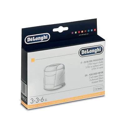 Delonghi kit filtri friggitrice Easy Clean F17233 F627 F17433 F17311 F612 F350