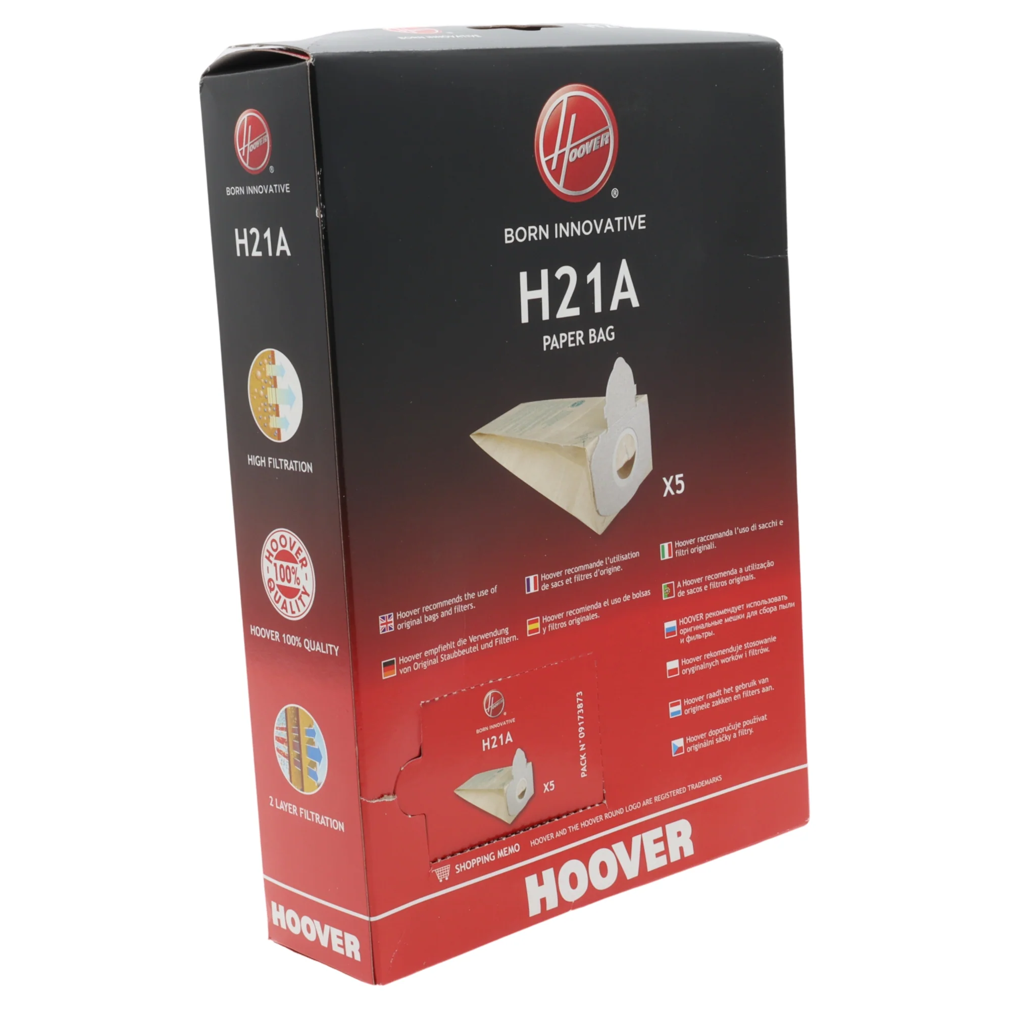 Hoover kit 5x sacchi polvere carta scopa aspirapolvere Acenta SCS3 SCS4 SCSB - Image 2