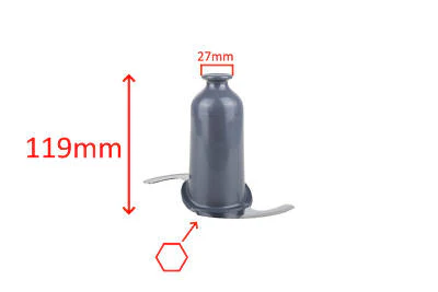Kenwood lama coltello food processor Major Chef Sense Cooking AT647 KAH647 - Image 4