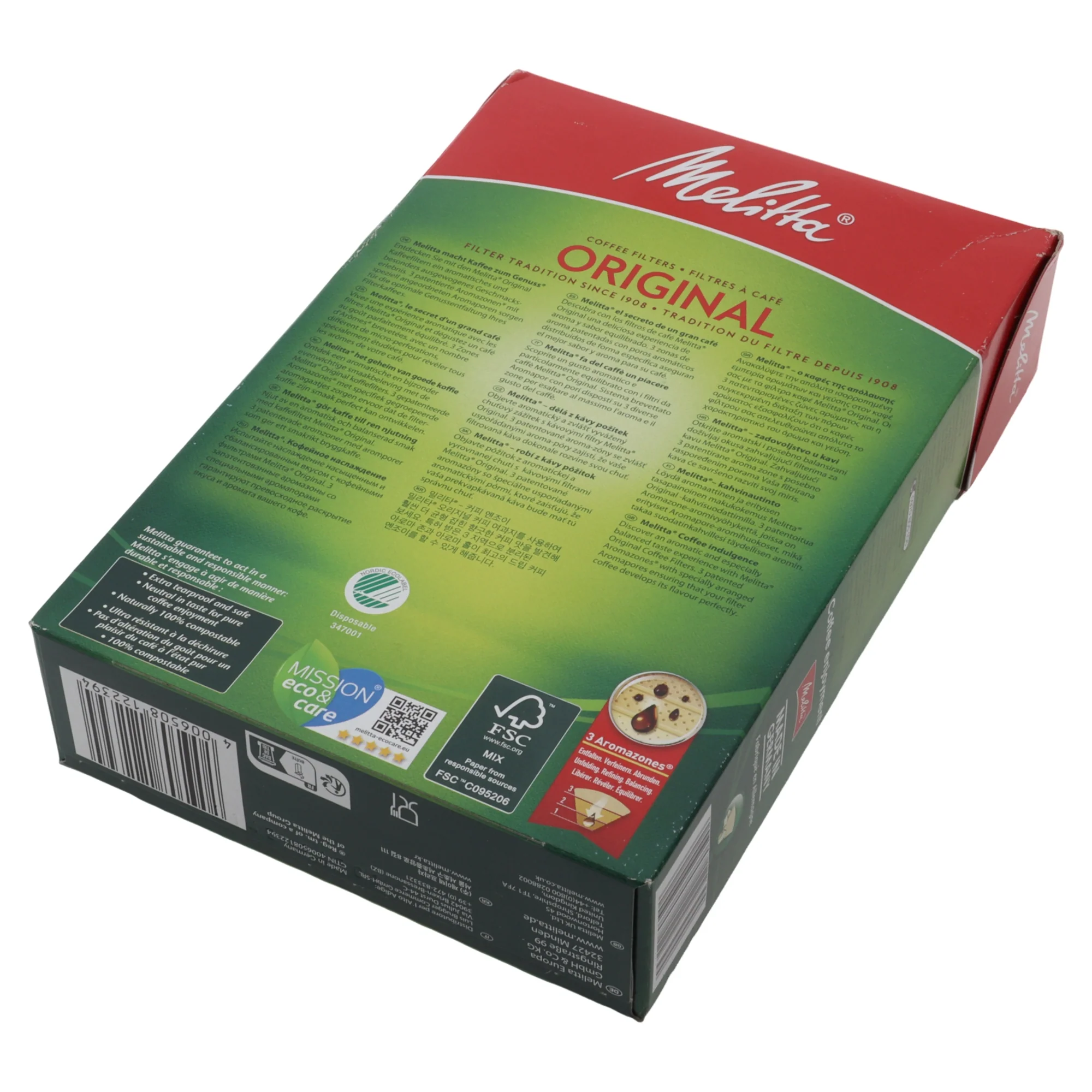 Melitta 80 filtri carta AromaPor 1x4 4 tazze macchina caffè americana universal - Image 2