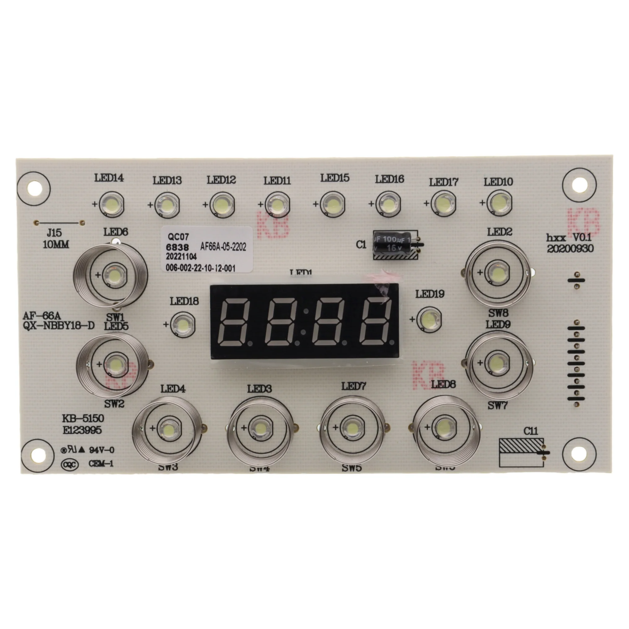 Moulinex Tefal scheda PCB 230V friggitrice Easy Fry Oven AL5018 FW5018 - Image 3