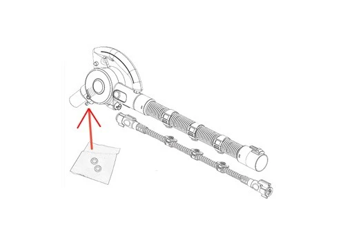 Polti 2x guarnizione tubo vapore aspirapolvere Unico MCV20 MCV50 MCV70 MCV80 MC - Image 2