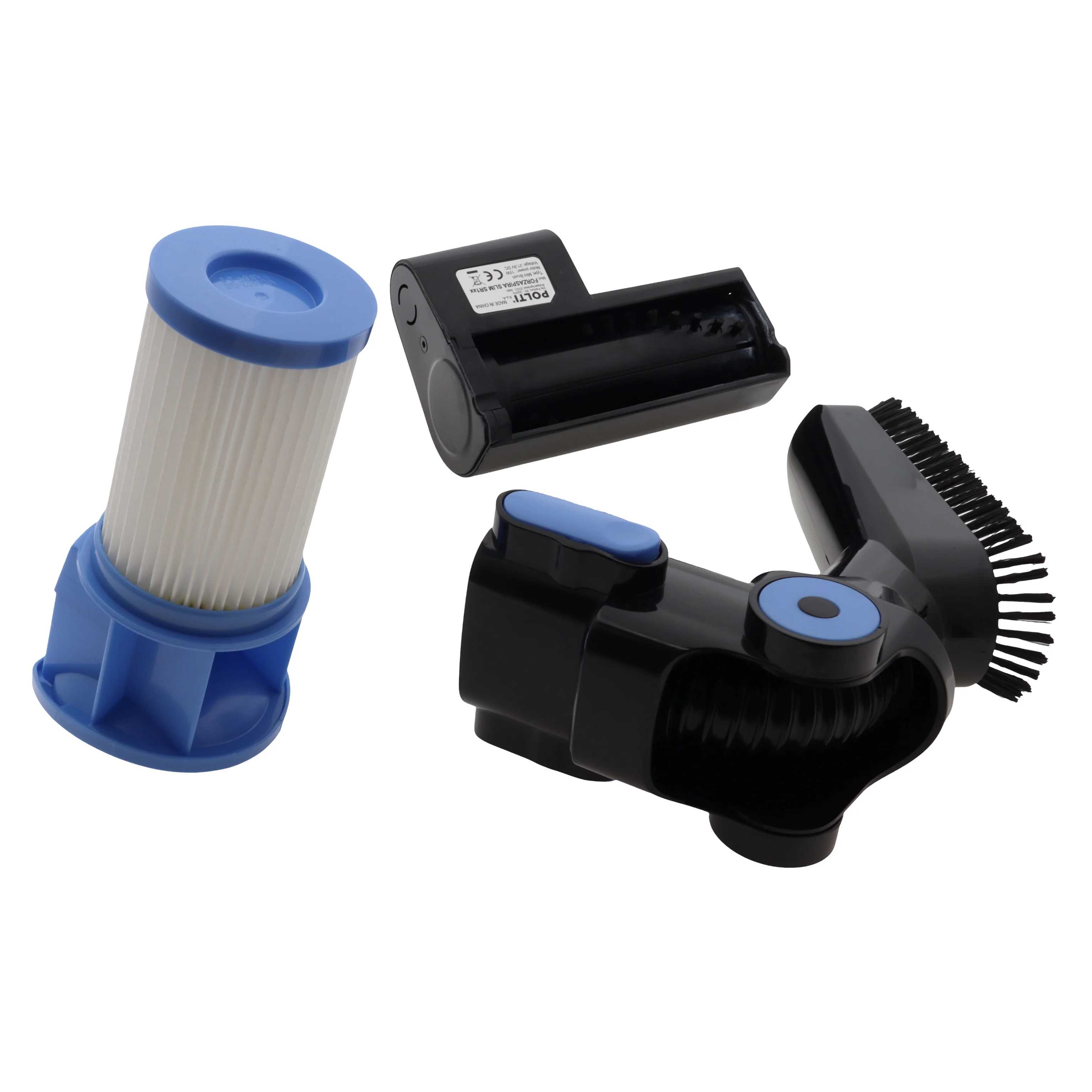 Polti kit spazzole angolo filtro scopa aspirapolvere Forzaspira Slim SR100 SR110 - Image 2