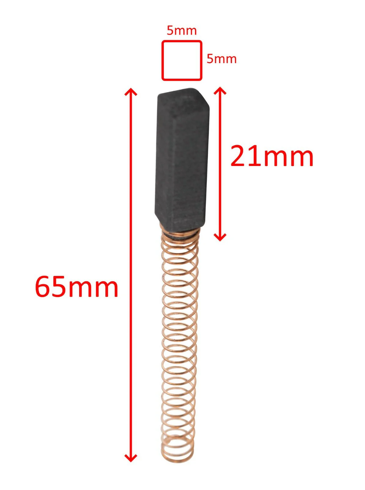 Quick Mill carboncino spazzola motore 65mm originale per grattugia 0148 0149 - Image 2