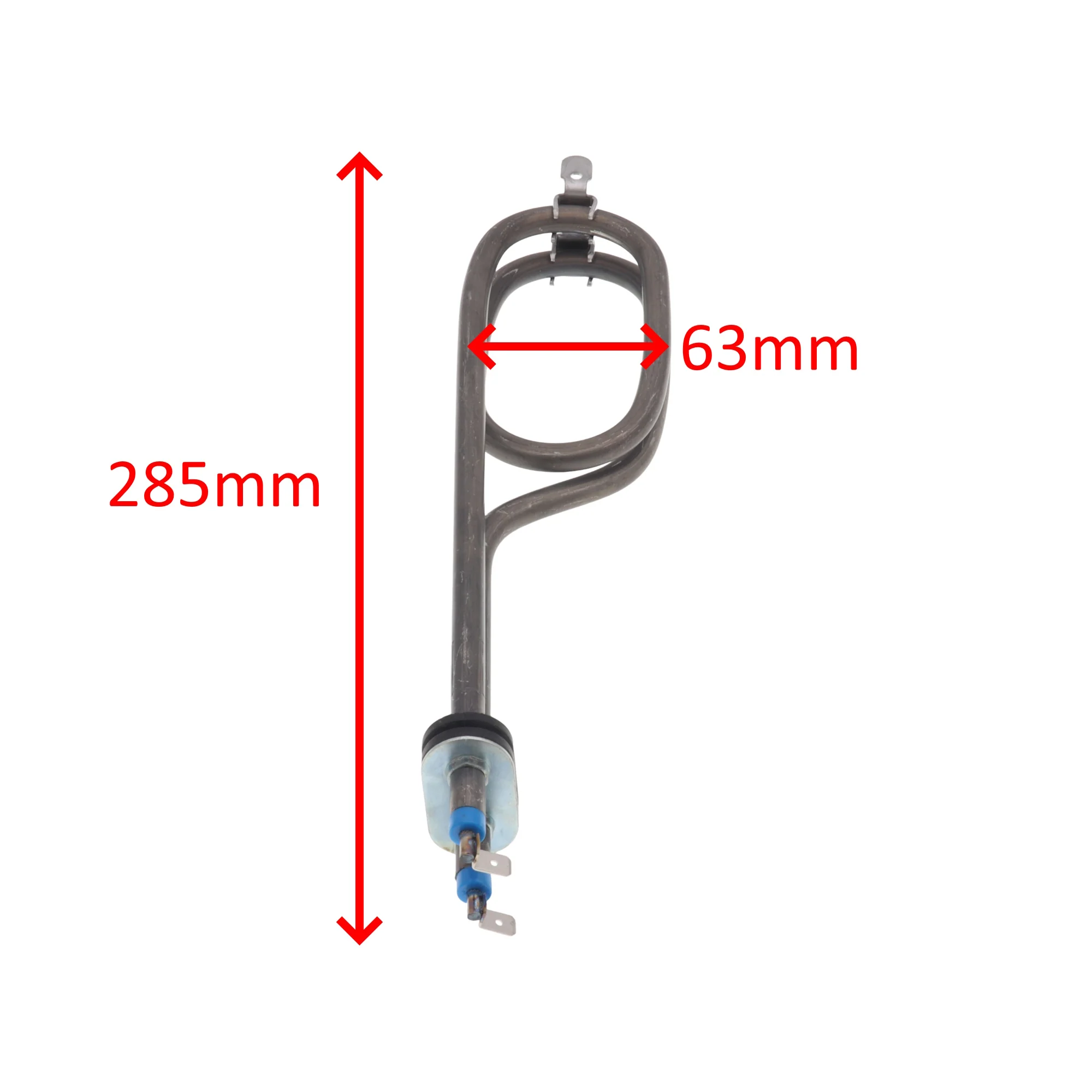 Resistenza 1200W 230V 285mm per lavatrice Ariston Hotpoint Indesit ARM WDF IWD WID - Image 2