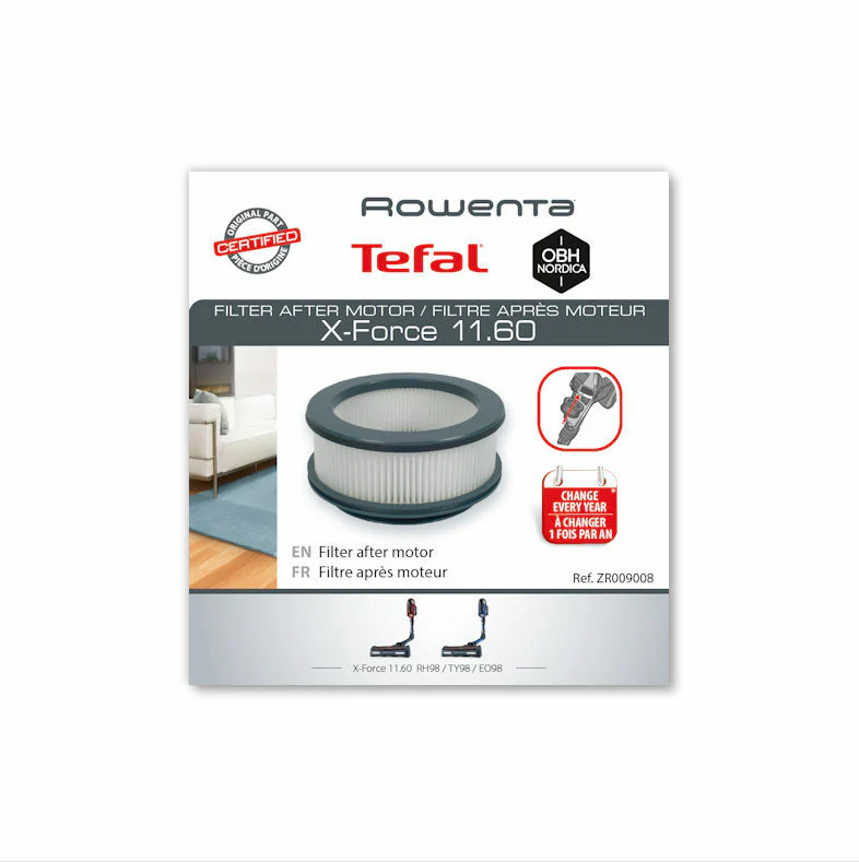 Rowenta filtro motore scopa aspirapolvere XForce 11.60 14.60 RH9878 RH98 RH99 - Image 2