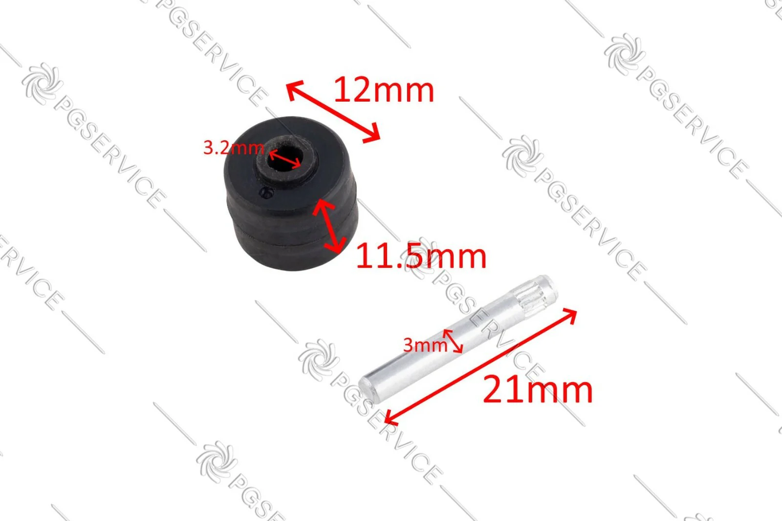 Rowenta ruota asse posteriore spazzola scopa XForce 11.60 14.60 RH98 RH9878 RH9 - Image 3