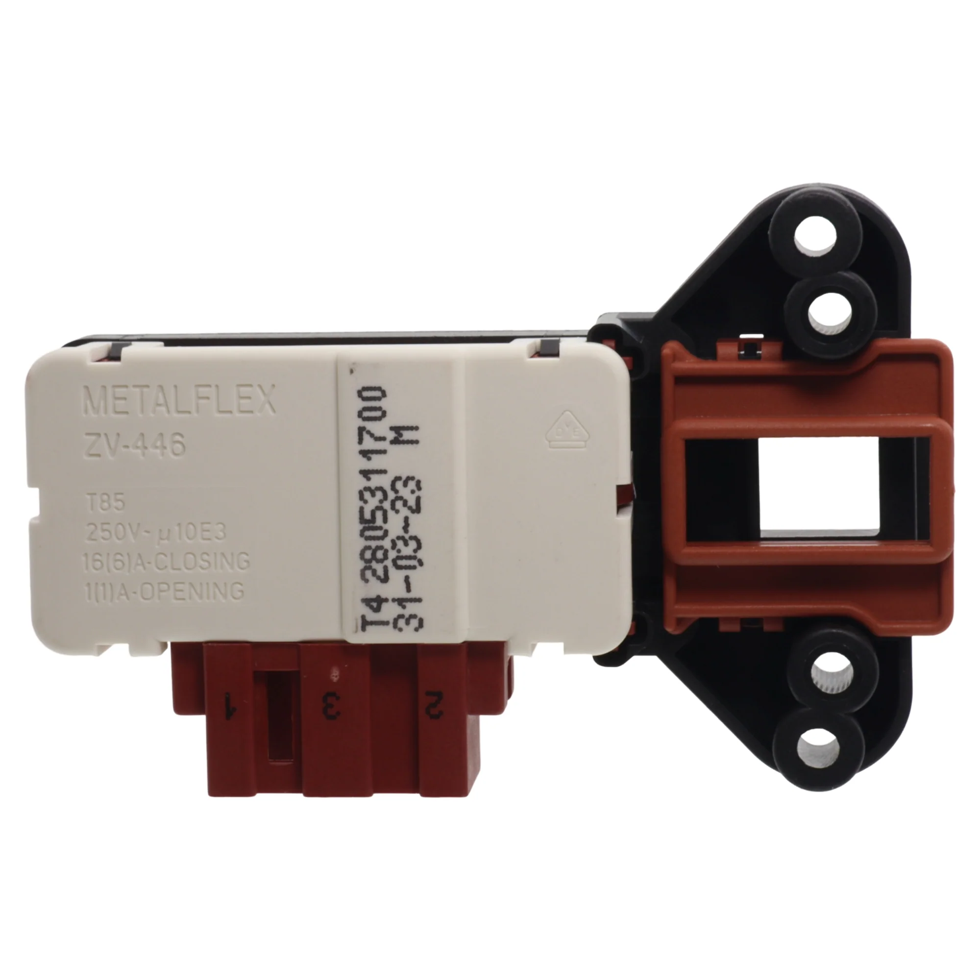 Serratura blocca porta oblò ZV-446 per lavatrice Beko Smeg WHT WMF WKB WMB WML - Image 2