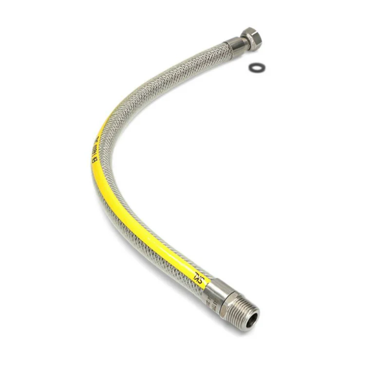 SKL tubo flessibile cucina gas maschio femmina 1/2" 500mm EN14800 CE certificato - Image 3