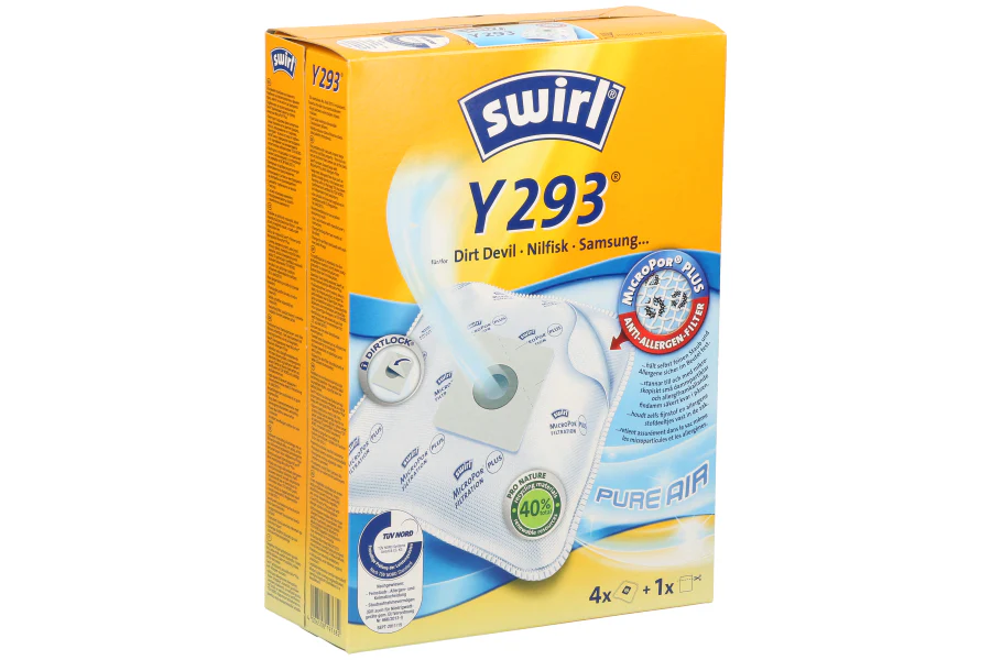 Swirl Y293 kit 4 sacchi microfibra aspirapolvere Samsung Dirt Devil Severin VCC - Image 3