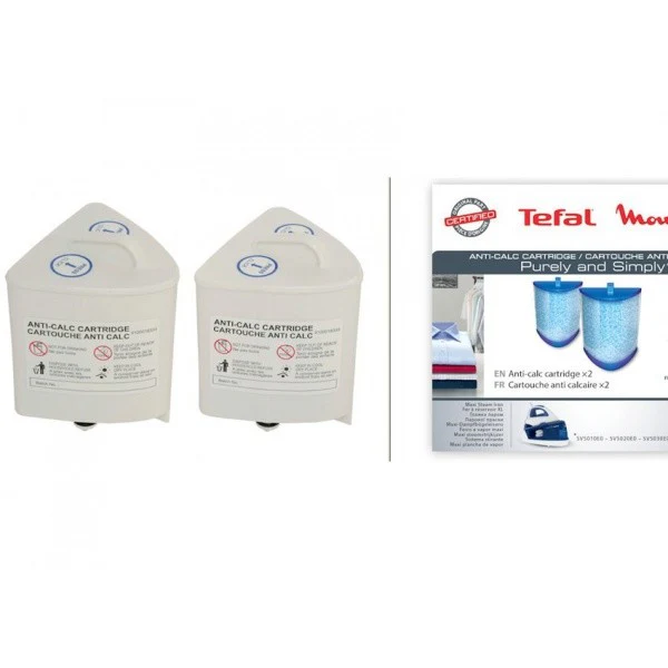 Tefal 2x cartuccia filtro acqua ferro Purely Simply SV5005 SV5020 SV5022 SV5030