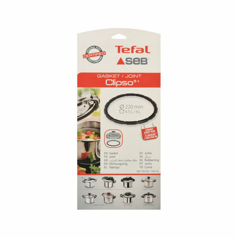 Tefal Seb guarnizione 220mm pentola pressione 4.5L 6L Clipso Easy Control - Image 2