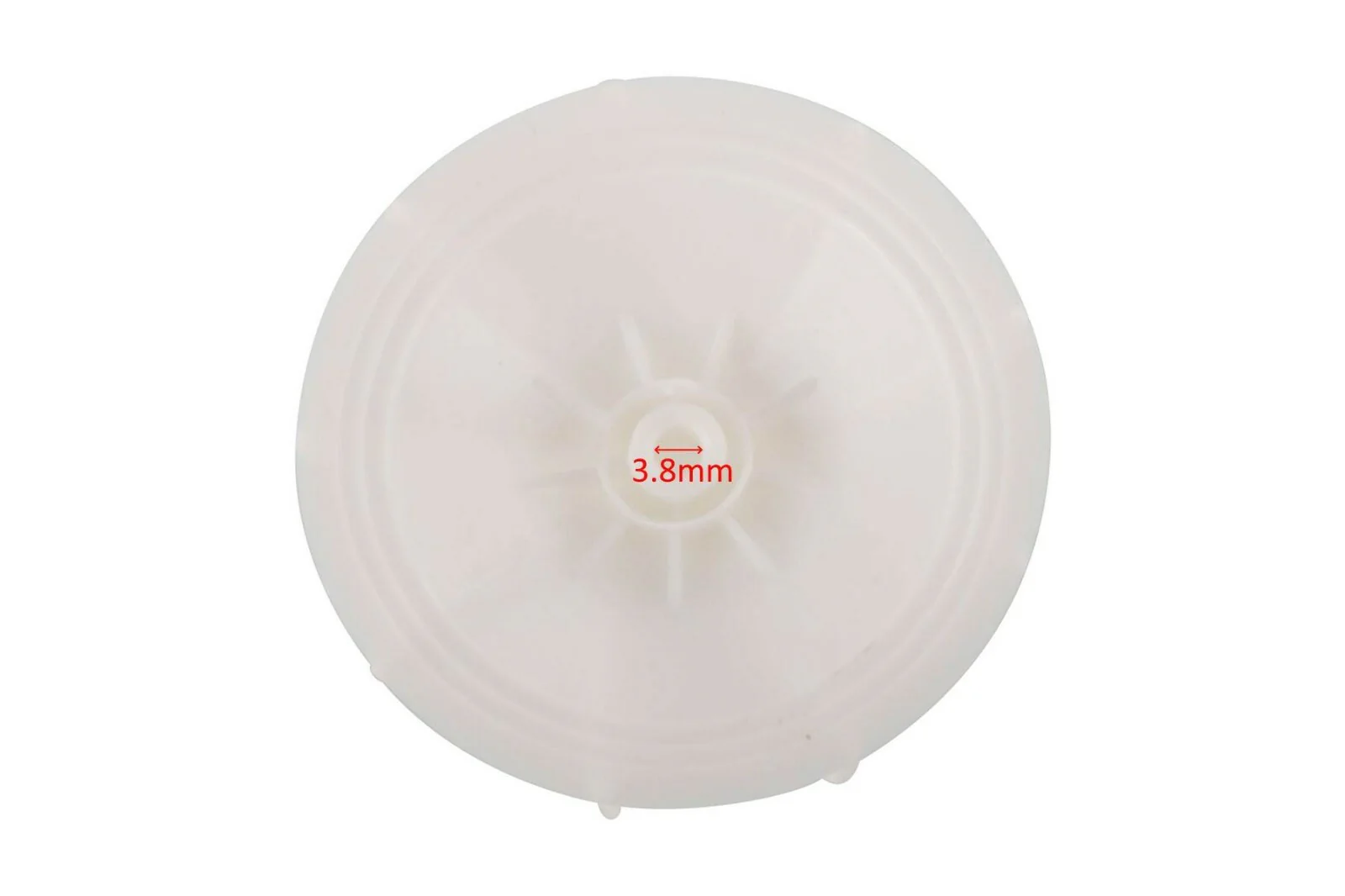 Ventola con alette per phon asciugacapelli Imetec diametro 59mm foro 3,8mm - Image 4
