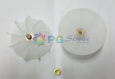 Ventola universale per phon asciugacapelli 63.5mm x 24mm con dado di blocco